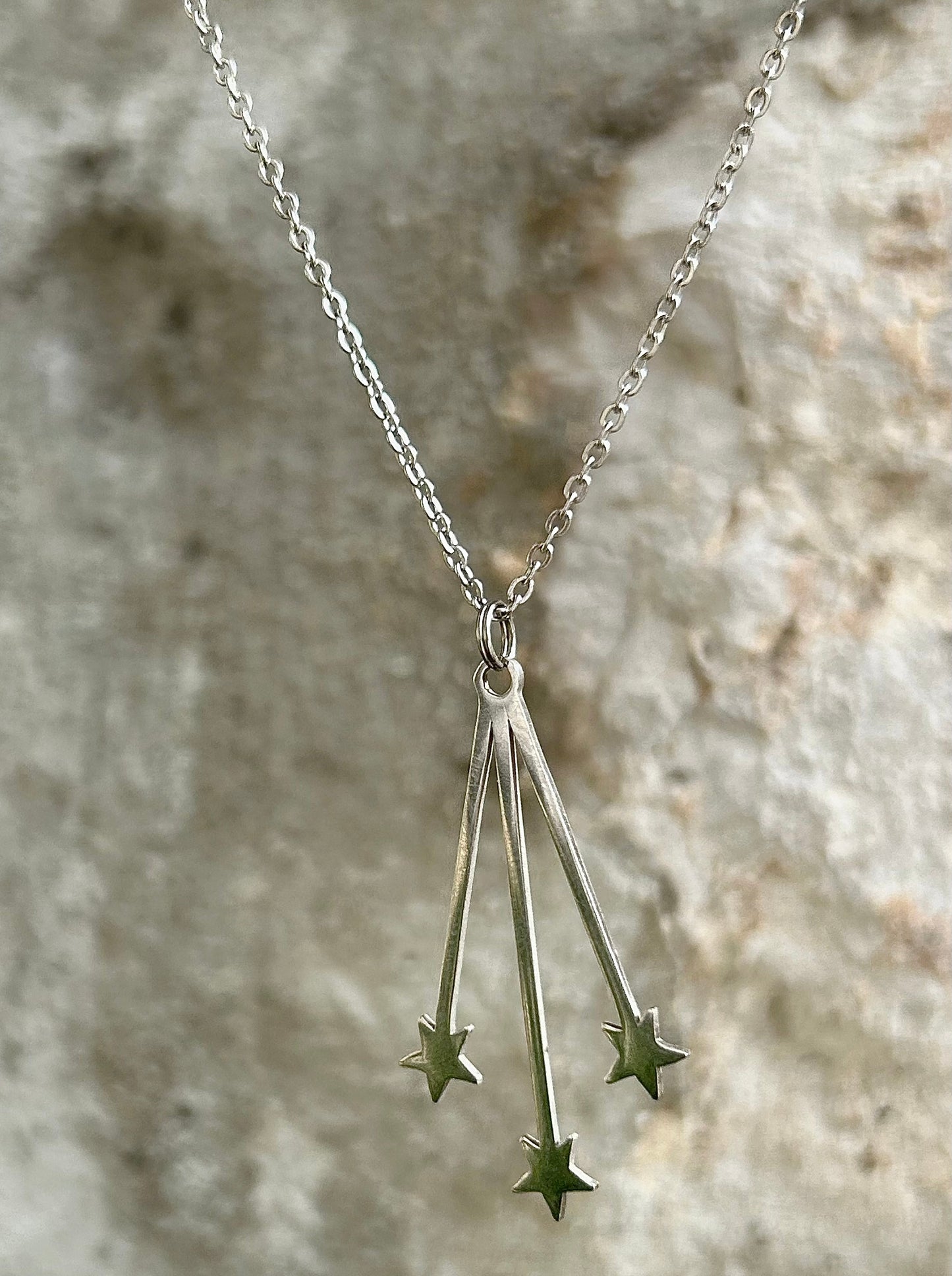 Silver Stars Necklace