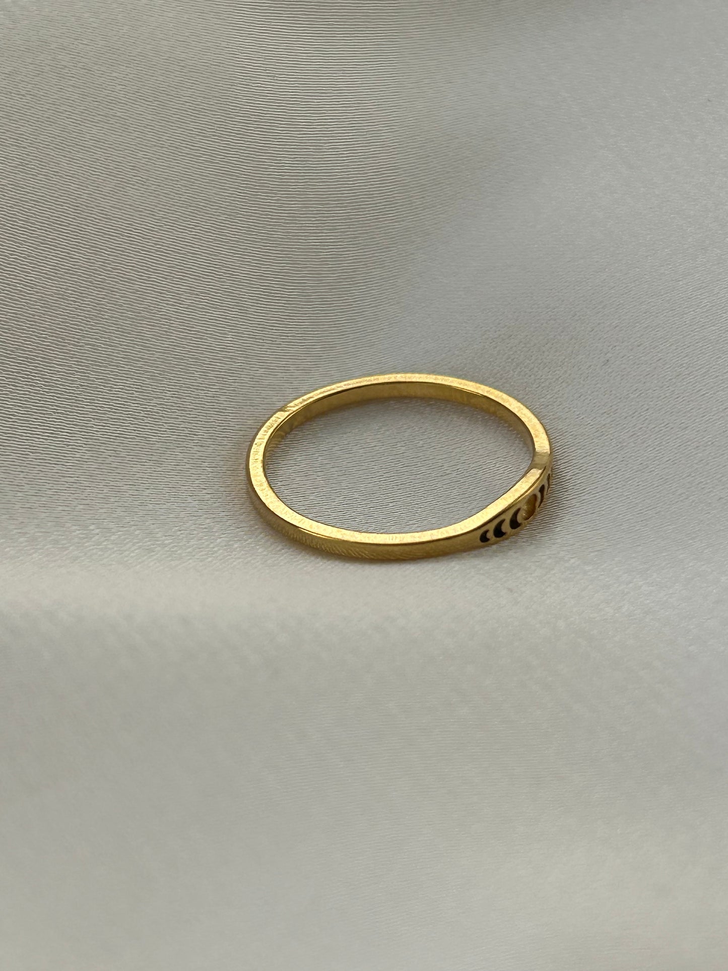 Golden Moon Ring