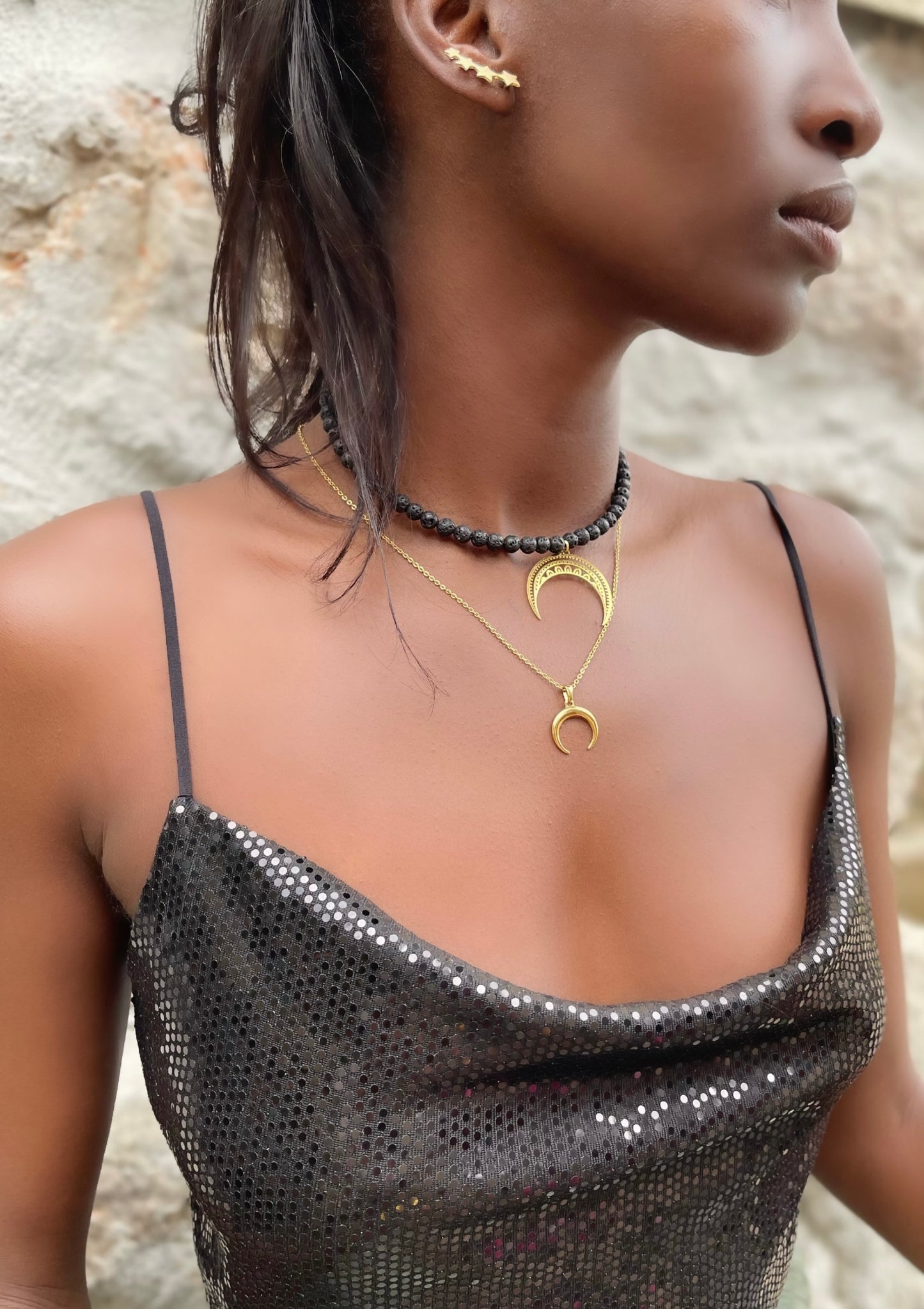Golden Moon Choker