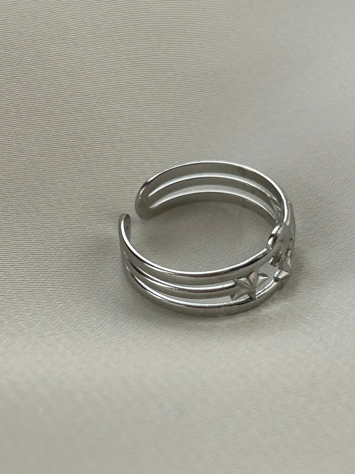 Silver Night Ring