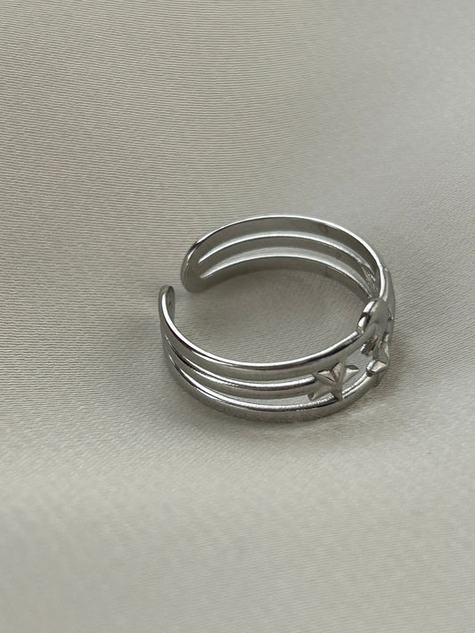 Silver Night Ring
