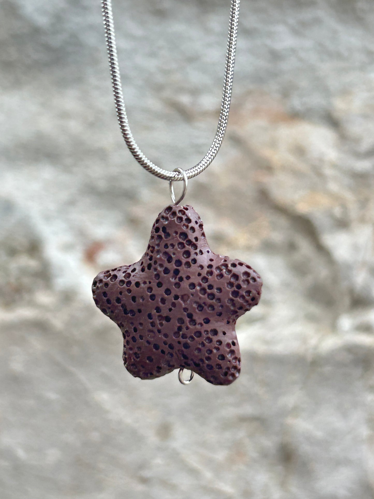 Lava Star Necklace