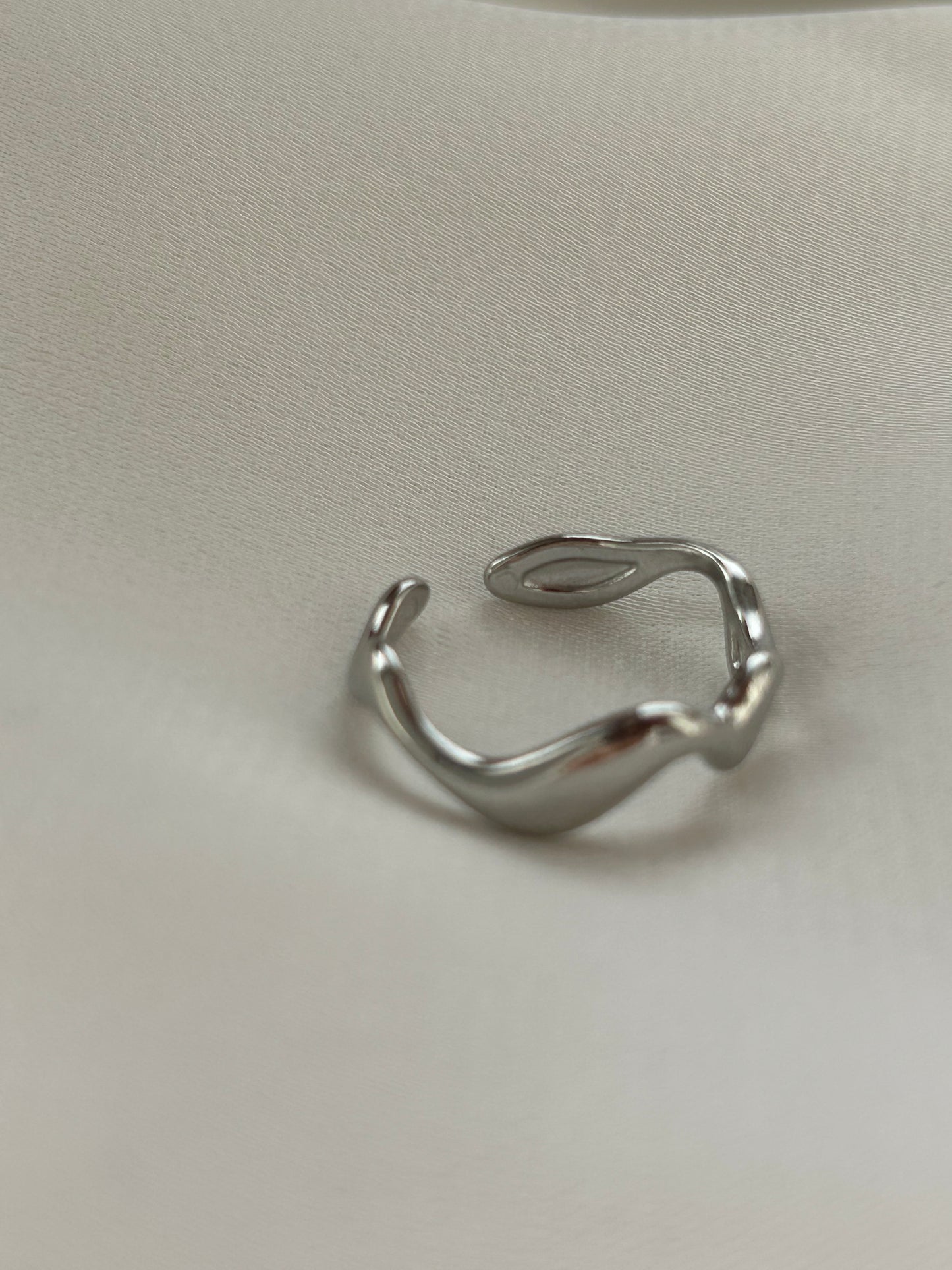 Silver Wave Ring