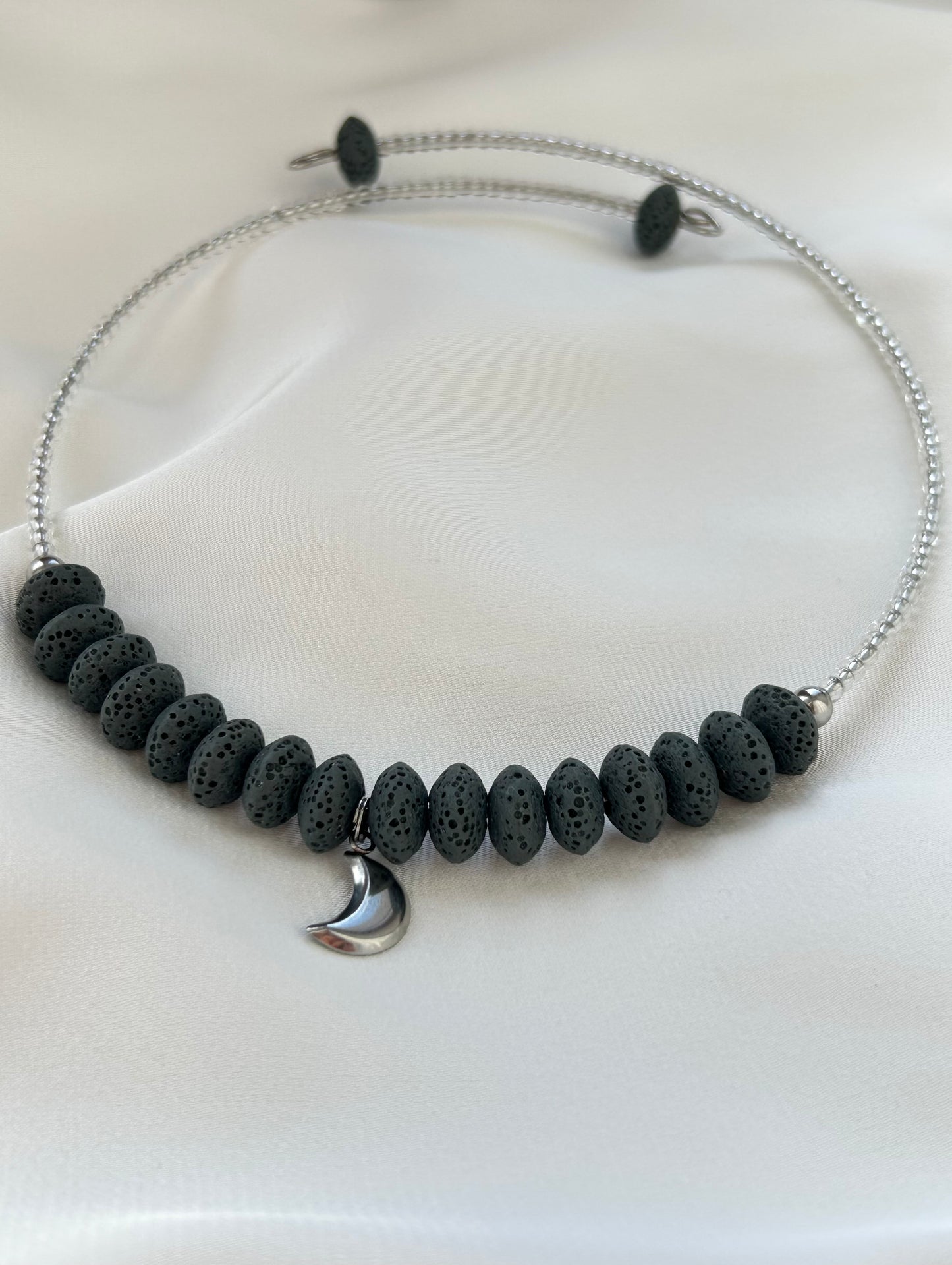 Grey Lava Choker
