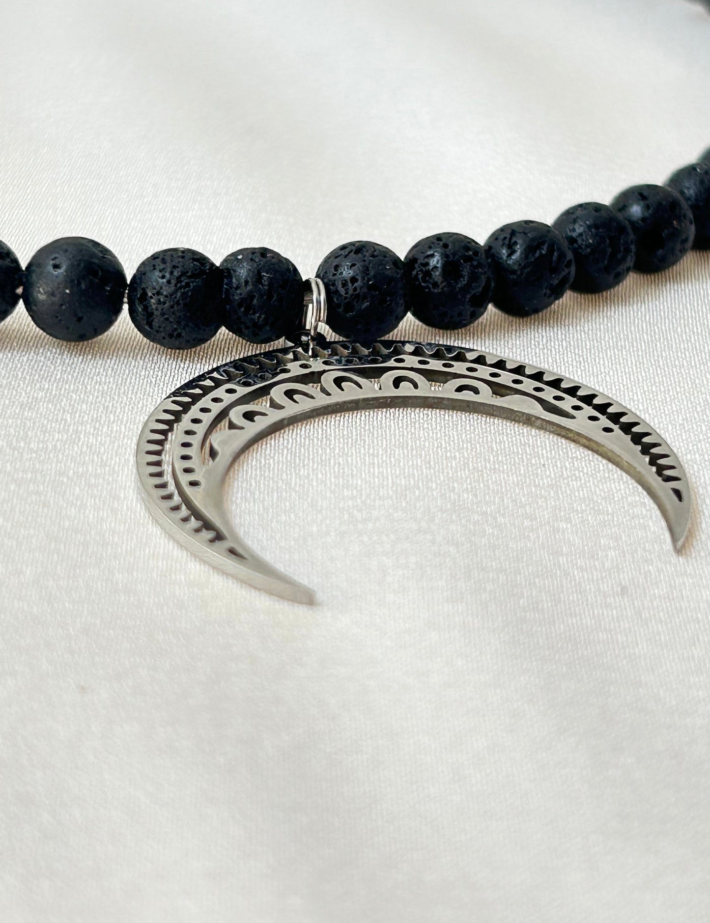 Silver Moon Choker