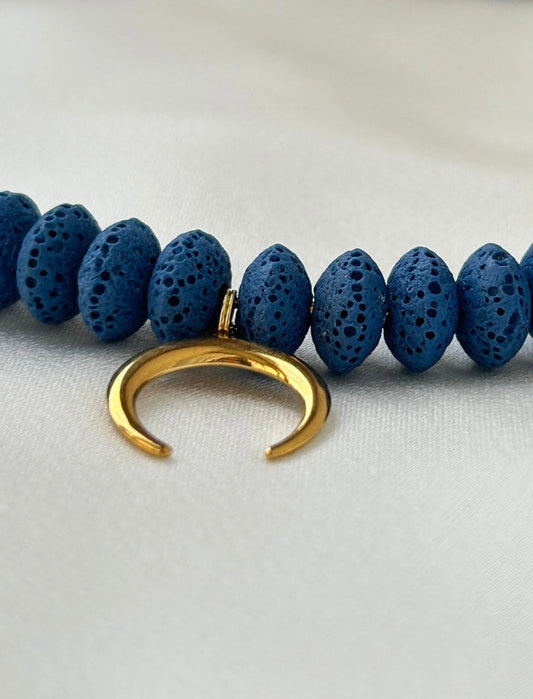 Blue Lava Choker