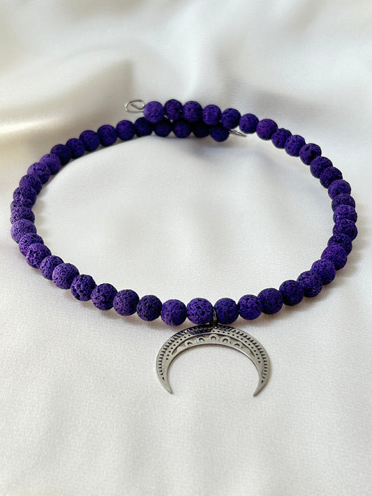 Purple Moon Choker