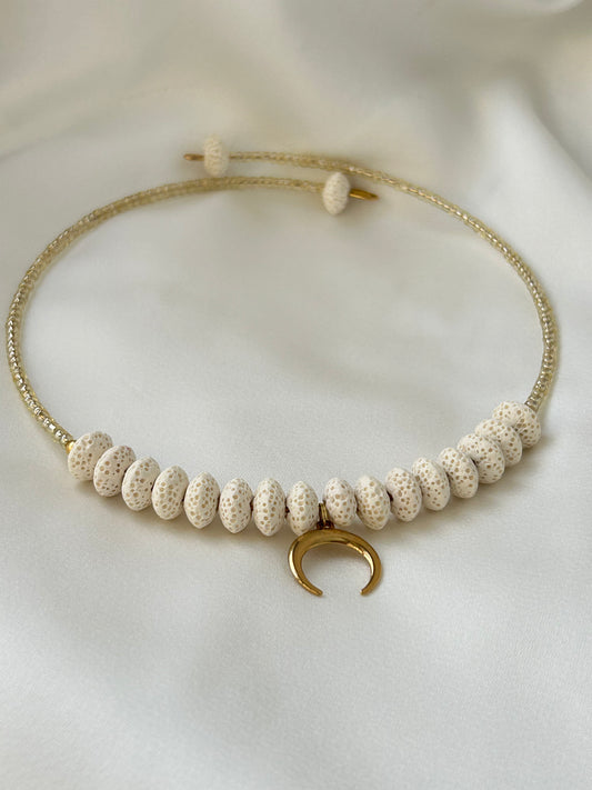 White Lava Choker